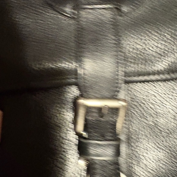 Roots Black Leather Briefcase - Picture 5 of 13